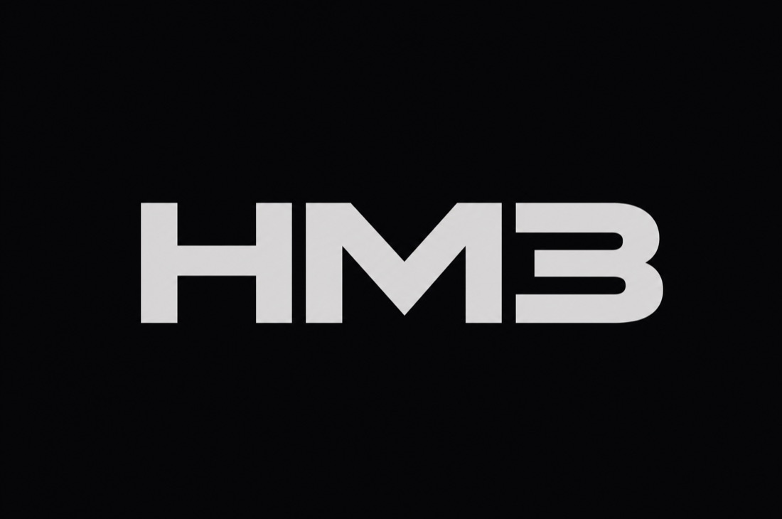 Geometric wordmark